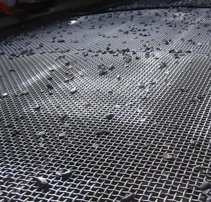 Đen dệt Crusher rung Sive màn hình lưới Rock Shaker Thép carbon cao 65 Manganese 0